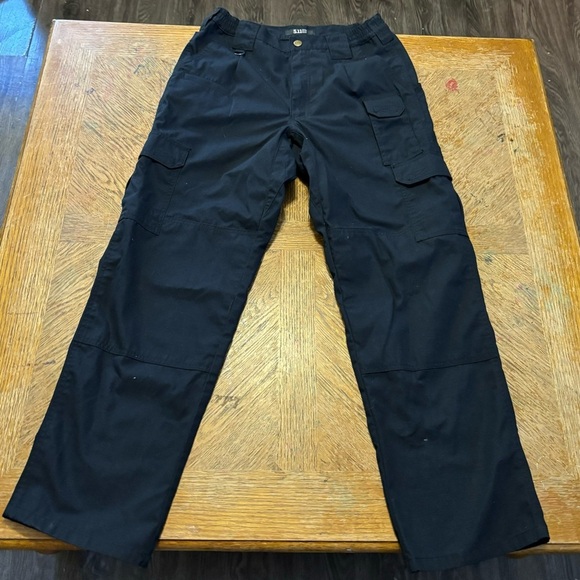 5.11 Tactical Pants Mens 30x30 Taclite Pro Ripstop 724 Dark Navy Blue Work Wear - Picture 2 of 7